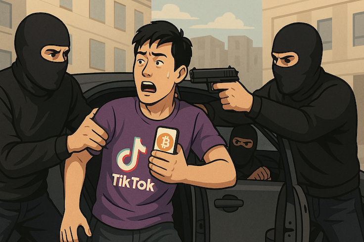 法國炒幣網紅被綁架！TikTok KOL 遭強押上車勒索加密貨幣