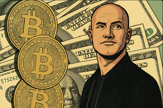 Coinbase 執行長 Armstrong：美債風暴加深去美元化，比特幣將成全球主要儲備貨幣