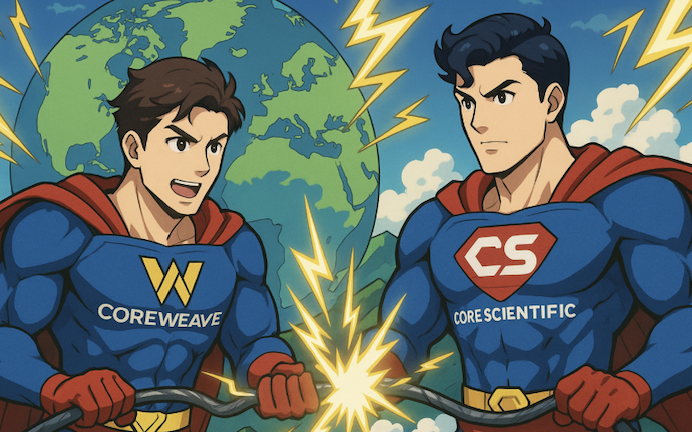 CoreWeave 斥資 90 億美元全股併購 Core Scientific，一舉拿下核電級資料中心電力