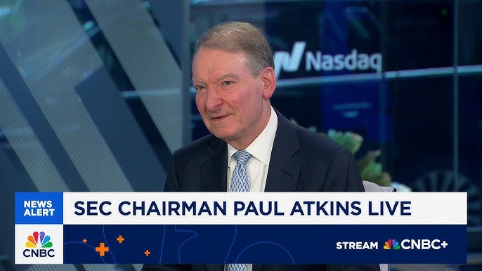 SEC 主席 Paul Atkins：要讓 IPO 重返主流，不排斥私募股權代幣化