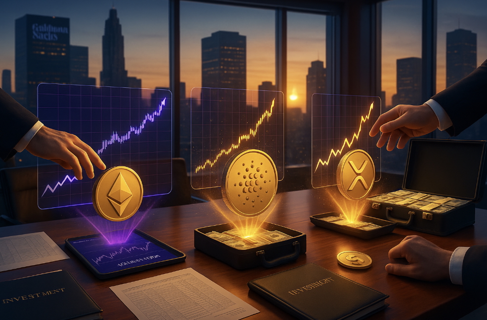 大型機構資金持續加碼以太坊，這是否意味著 ADA、XRP 與 XYZ 有機會迎來價格突破？