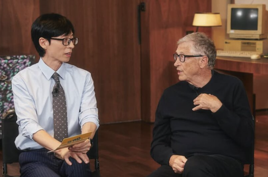劉在錫專訪比爾蓋茲：暢談六大人生哲學，70 年人生精華「保持好奇心」