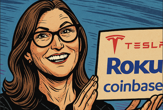 方舟 Cathie Wood 最新十大持股出爐！特斯拉穩居第一，Roku、Coinbase 居後