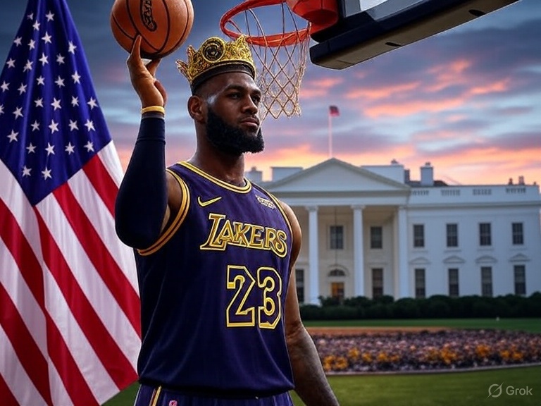 40歲詹皇登基白宮？Polymarket 2028 美國總統預測交易量，LeBron James 遙遙領先 J.D. Vance