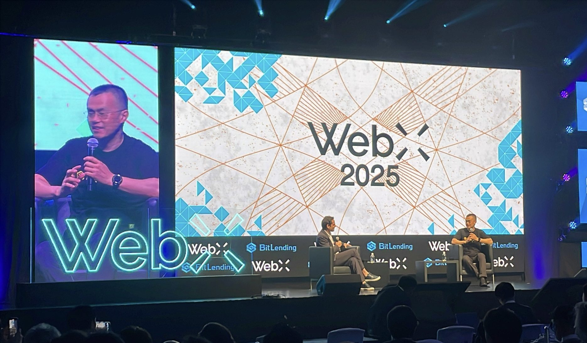 CZ 現身 WebX：別排斥傳統金融與政府、AI 是加密支付的未來