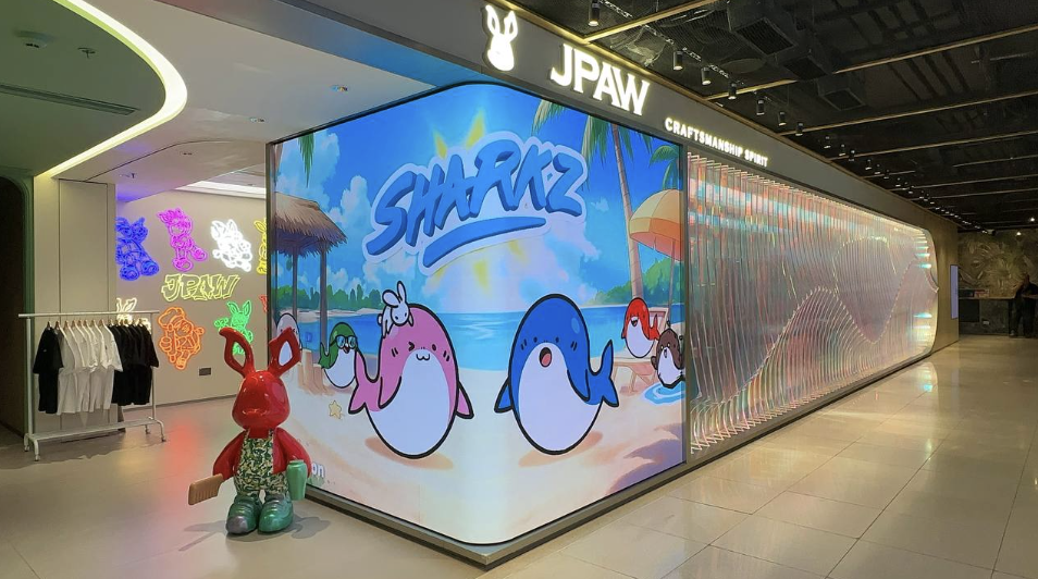 Jackson.io Sharkz NFT服飾品牌，登陸香港K11 MUSEA