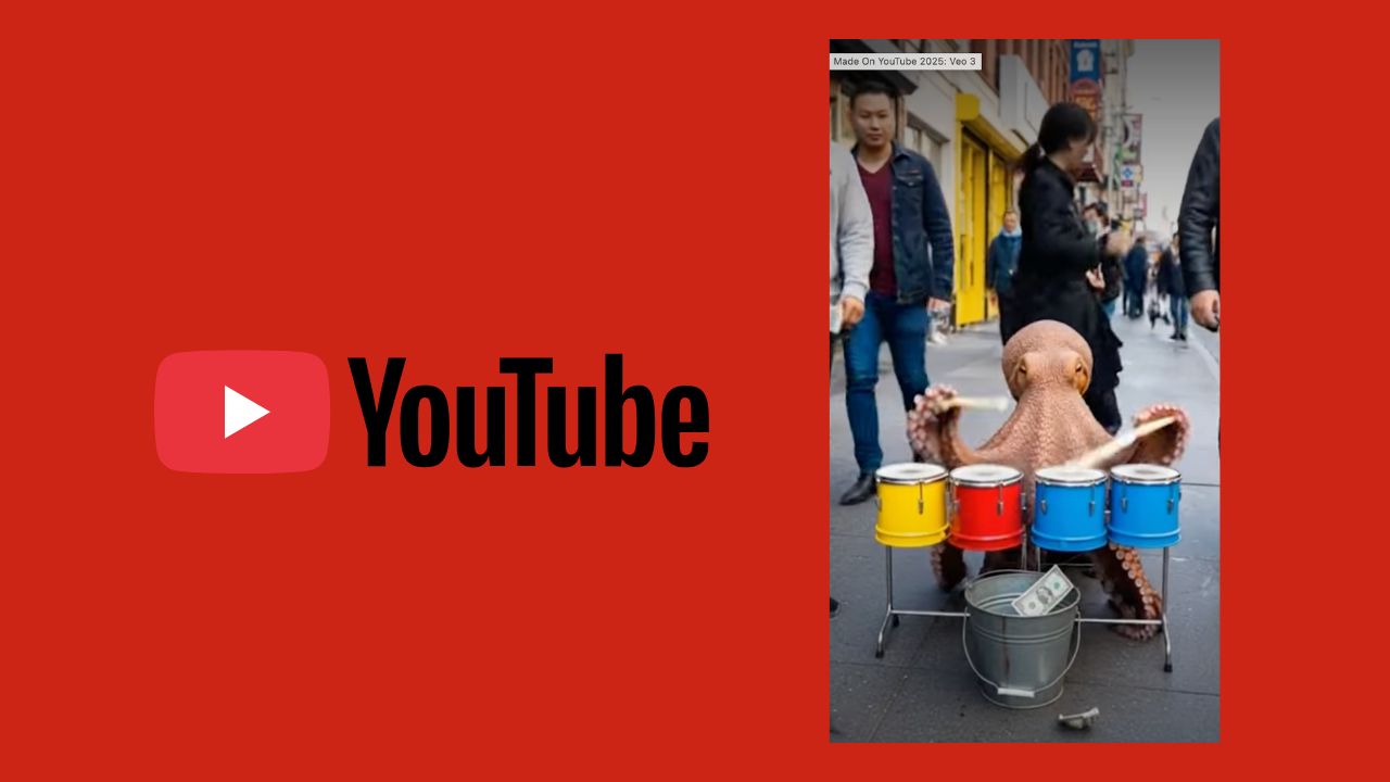 YouTube 全新功能結合生成 AI 幫創作者剪接 Shorts、還可把旁白變成流行樂