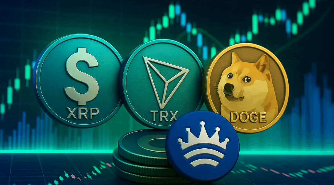 XRP 挑戰 5 美元：ETF 利好推動，TRON 期權到期與 DOGE 熱潮恐成變數
