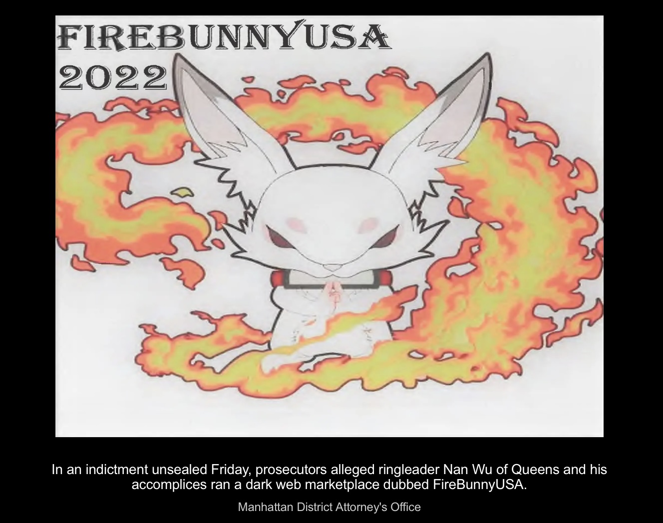 紐約宣佈搗毀美國販毒集團 FireBunnyUSA、中籍首腦吳南落網認罪,共犯包括郵局員工 紐約宣佈搗毀美國販毒集團 FireBunnyUSA、中籍首腦吳南落網認罪,共犯包括郵局員工