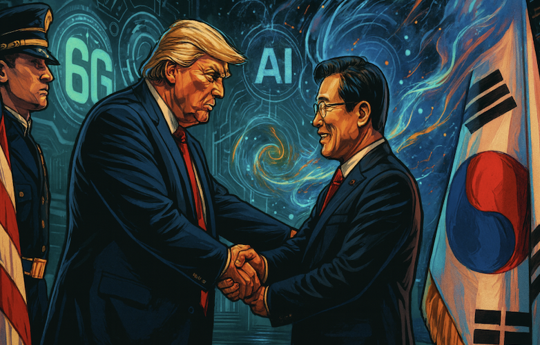 美韓簽署 AI、量子與 6G 合作協議，強化亞洲科技聯盟抗中佈局