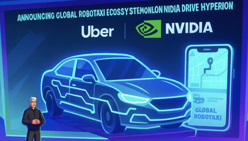 輝達攜手 Uber、鴻海、Stellantis,共築全球最大 Level 4 自駕車生態系統 輝達攜手 Uber、鴻海、Stellantis,共築全球最大 Level 4 自駕車生態系統