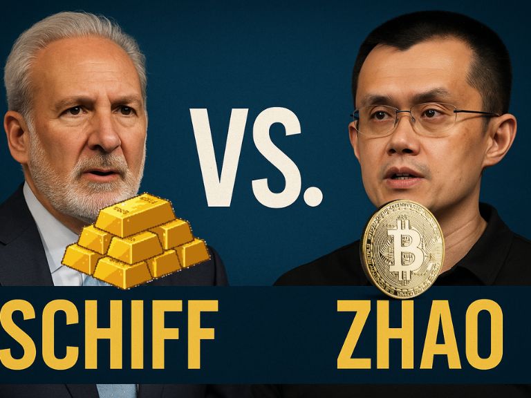 Peter Schiff 公開挑戰 CZ 趙長鵬！世紀辯論：比特幣 vs 代幣化黃金誰更符合貨幣條件