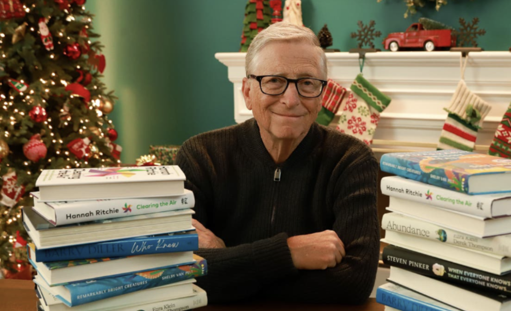 比爾蓋茲冬季書單曝光：從章魚小說到氣候解方，五本必讀作品！