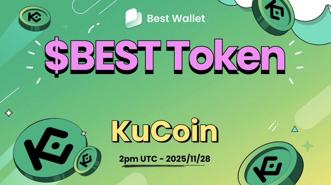 Best Wallet 原生代幣 $BEST，11 月 28 日登陸 KuCoin 交易所