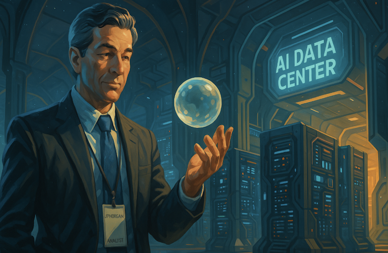 摩根大通：AI 建設成本上看 7 兆美元，AI 投資熱潮或重演網路泡沫