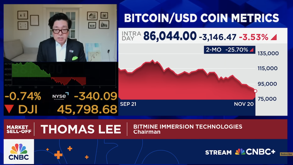 Tom Lee：做市商被 10/11 大清算打殘，影響加密市場至今未能復甦