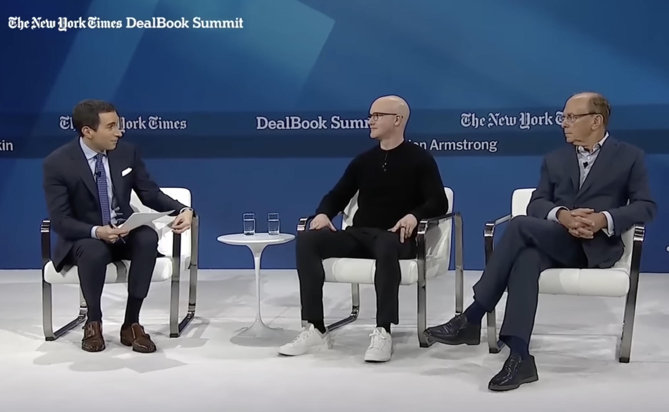 Coinbase 執行長阿姆斯壯和貝萊德董事長芬克不擔心加密寒冬