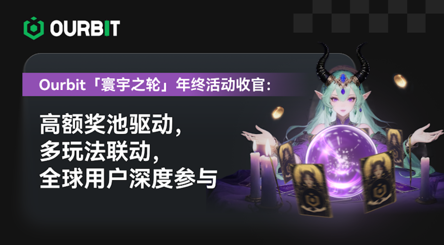 Ourbit「寰宇之輪」年終活動圓滿落幕：高額獎池、多元玩法帶動全球參與