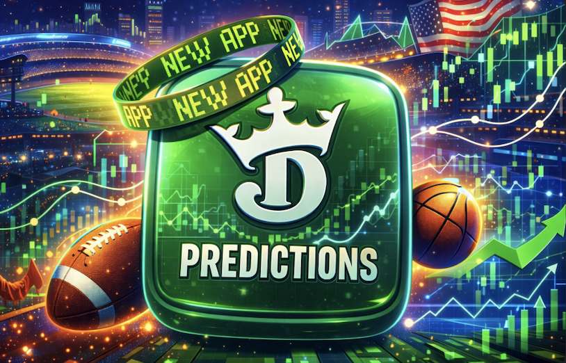DraftKings 新推預測市場 App「DraftKings Predictions」，引發網友熱議