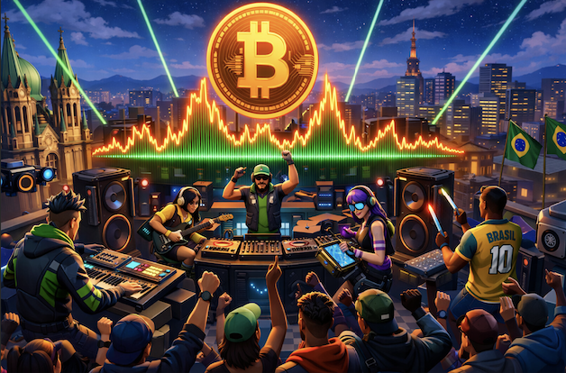 巴西管弦樂團把比特幣行情變成音樂，讓炒幣更帶勁