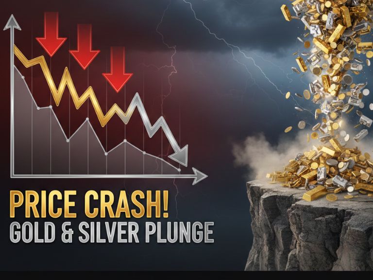 金銀大怒神！亞洲早盤跳水，白銀衝上 84 美元新高後急殺逾 10%、黃金跌破 4,500