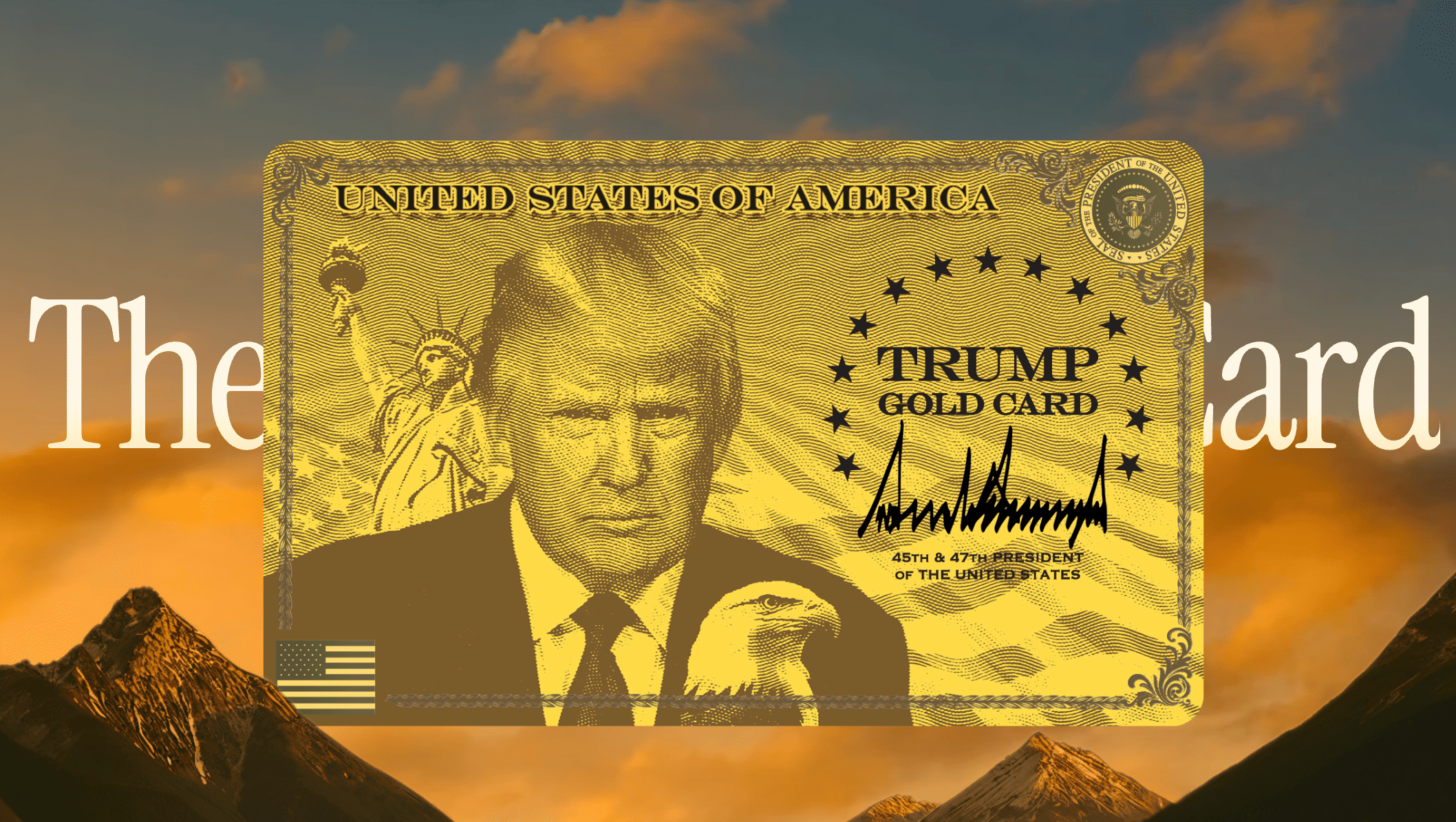 川普推出黃金卡與白金卡簽證：100 至 500 萬美元買下居留權與免稅福利