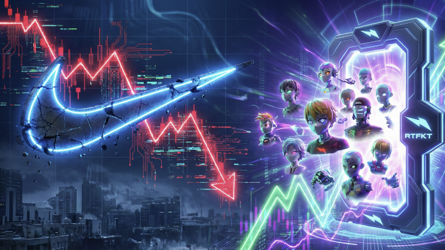 Nike 出售 RTFKT！NKE 股價不振，CloneX 卻驚現 280% 慶祝行情