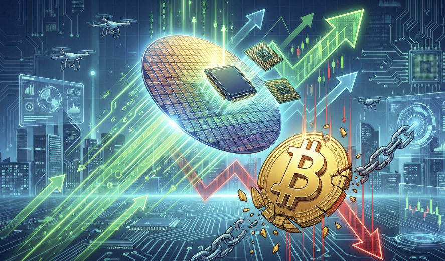 台積電領漲晶片股，比特幣回落至 95K