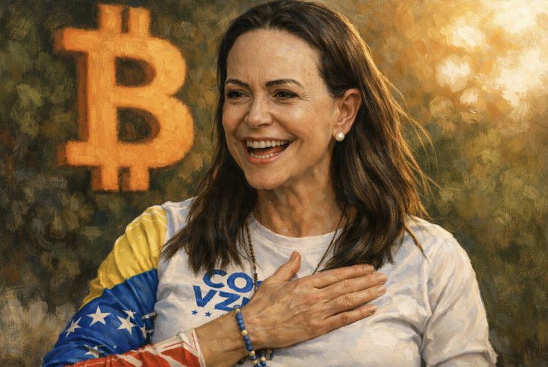 比特幣倡議者馬查多，成馬杜洛被捕後委內瑞拉接班焦點