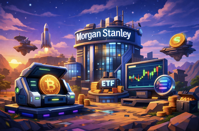 摩根士丹利預計 2026 推數位資產錢包，加密 ETF 與加密交易同步規劃