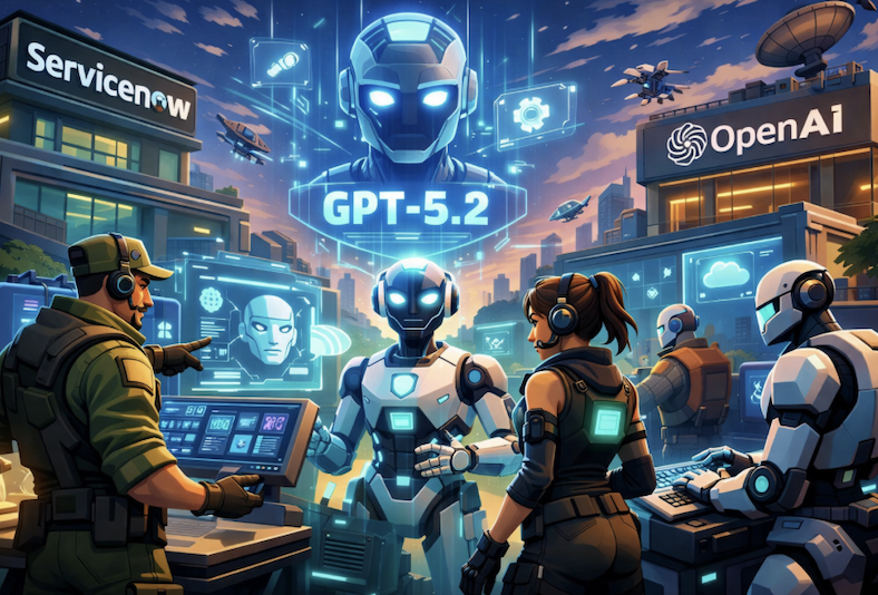 OpenAI 攜手 ServiceNow：讓企業營運流程自動化，GPT-5.2 成核心引擎