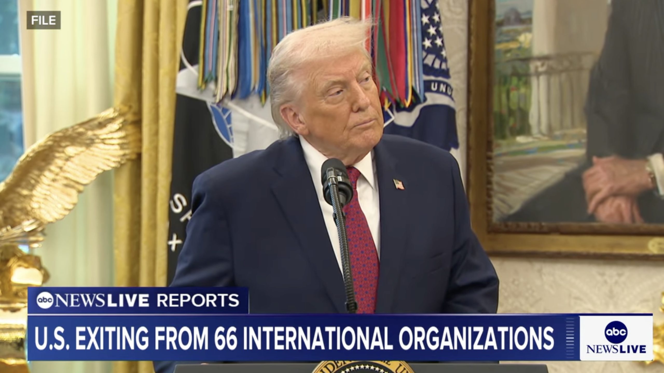 川普宣布退出六十多個國際公約組織，大刀砍向聯合國與氣候變遷組織