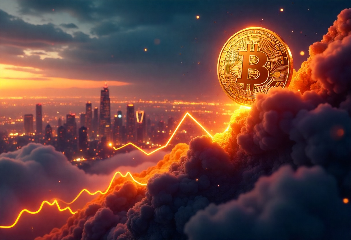 聯準會主席鮑威爾被司法調查推高比特幣，避險資金持續湧入，突破 97,000 美元