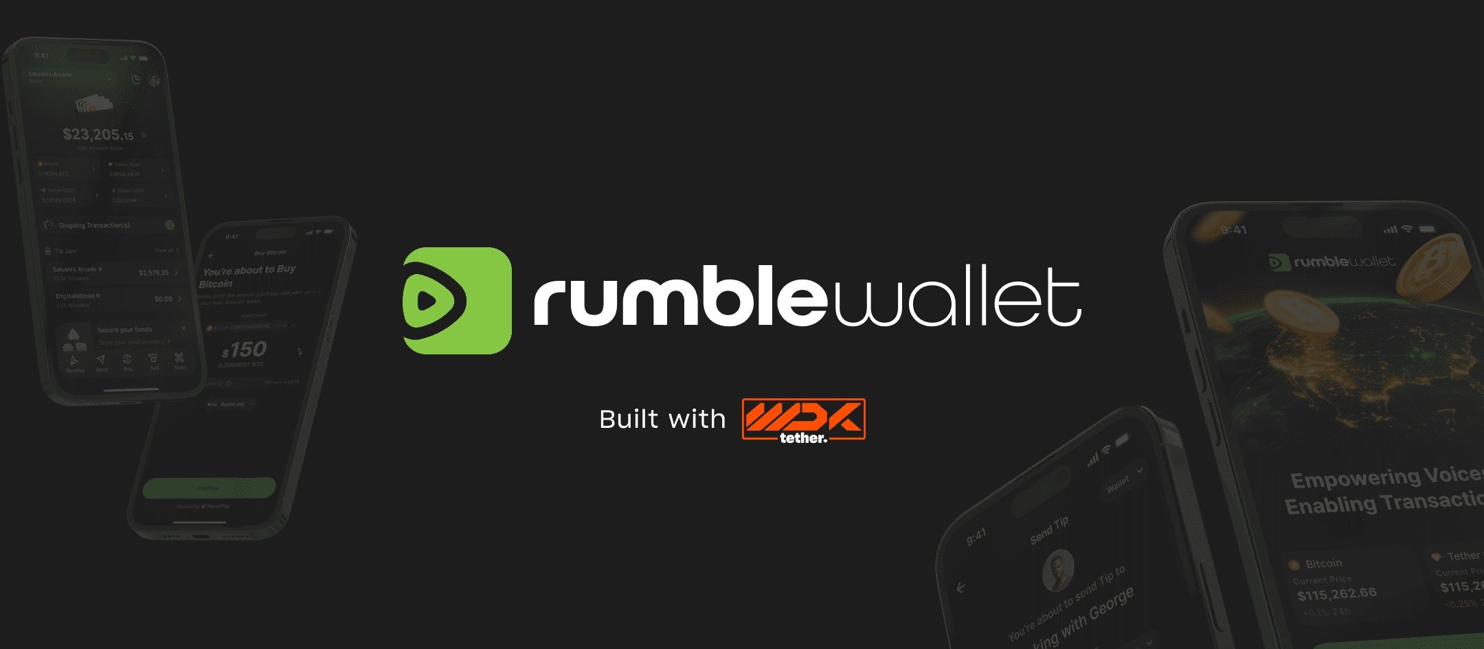 Rumble 聯手 Tether 推出加密錢包，開放以加密貨幣抖內創作者