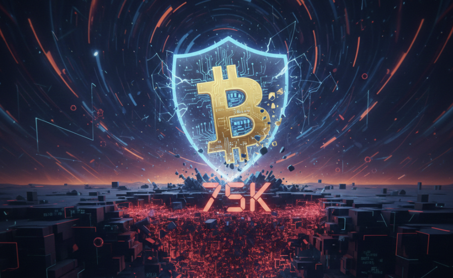 比特幣暴跌至 75K，避險光環失靈觸發16億清算