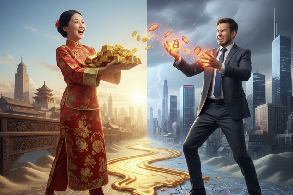 為何比特幣與黃金走勢分歧？彭博社揭秘兩者背後流動性差異