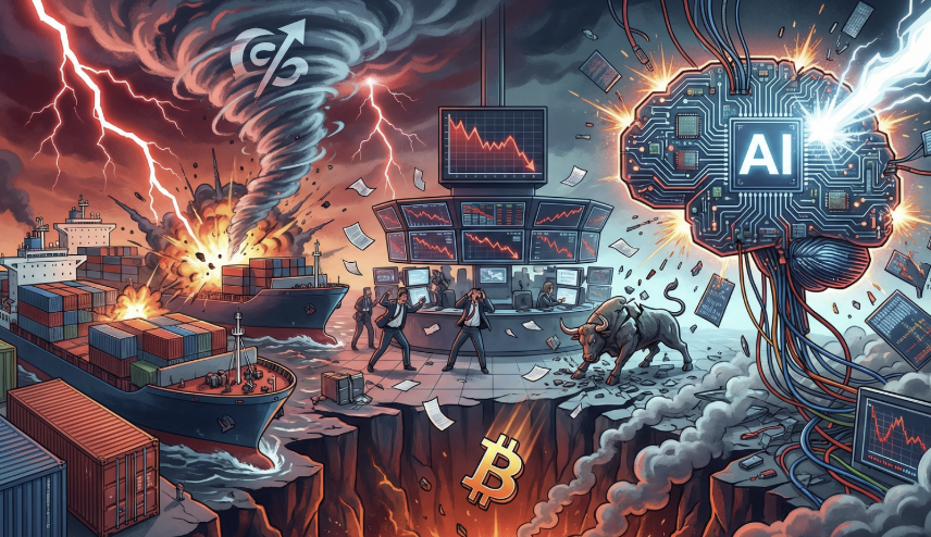 關稅變數與AI衝擊：美股挫跌，比特幣滑落至 63K