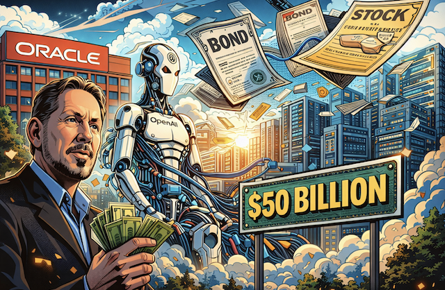 Oracle 擬募資最高 500 億美元，支應 AI 雲端擴建需求