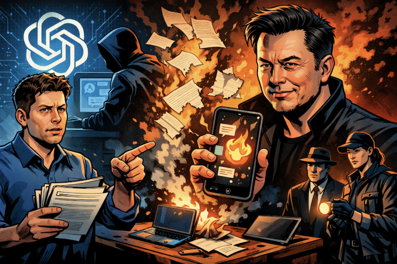 OpenAI 指控馬斯克 xAI 滅證：刻意使用自動刪訊工具，要求檢調介入