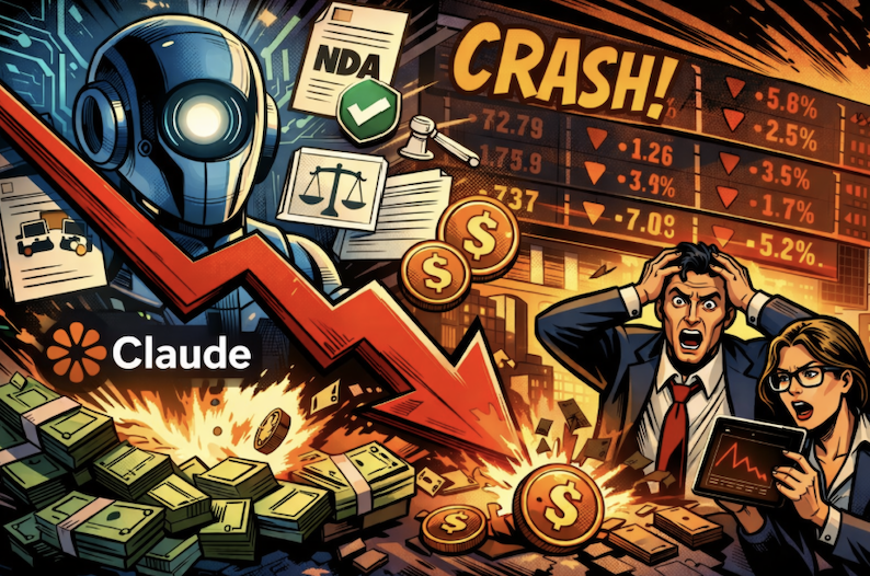 Anthropic 新推 Claude Cowork 掀賣壓，軟體、金融服務股單日蒸發 2,850 億美元