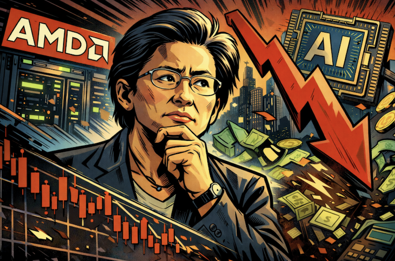 AMD 最新財測失色，盤後股價重挫逾 8%