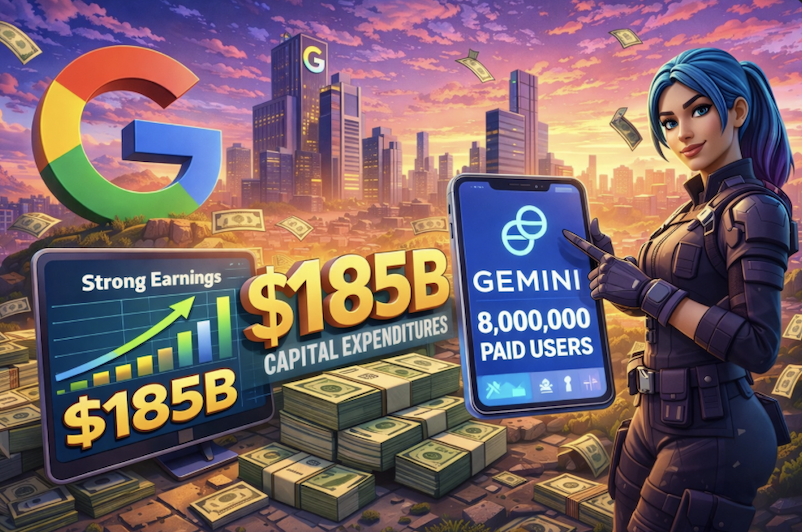 Alphabet 財報亮眼：資本支出上看 1,850 億美元，Gemini 付費用戶逾 800 萬人