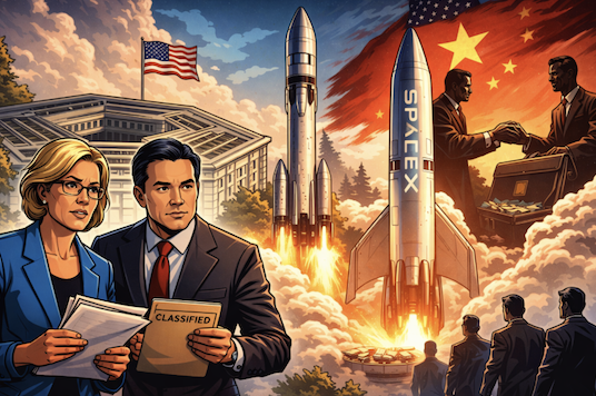 傳中國資金繞道入股 SpaceX？民主黨華倫要求五角大廈全面徹查