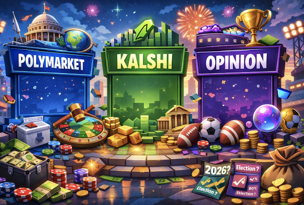 2026 三家預測市場平台大比拼：從政治到體育，誰主宰「萬物皆可賭」時代？
