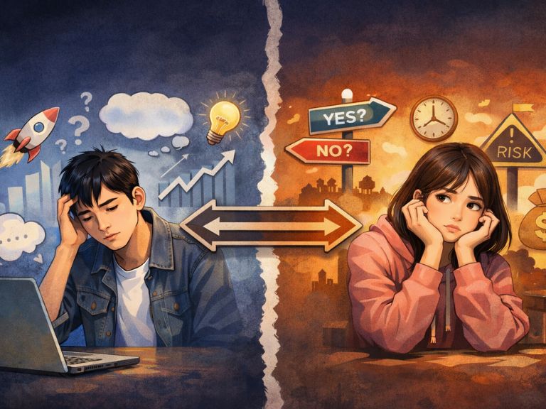 Gen Z 創業者的真正瓶頸：創新想法很多，但不敢做決定