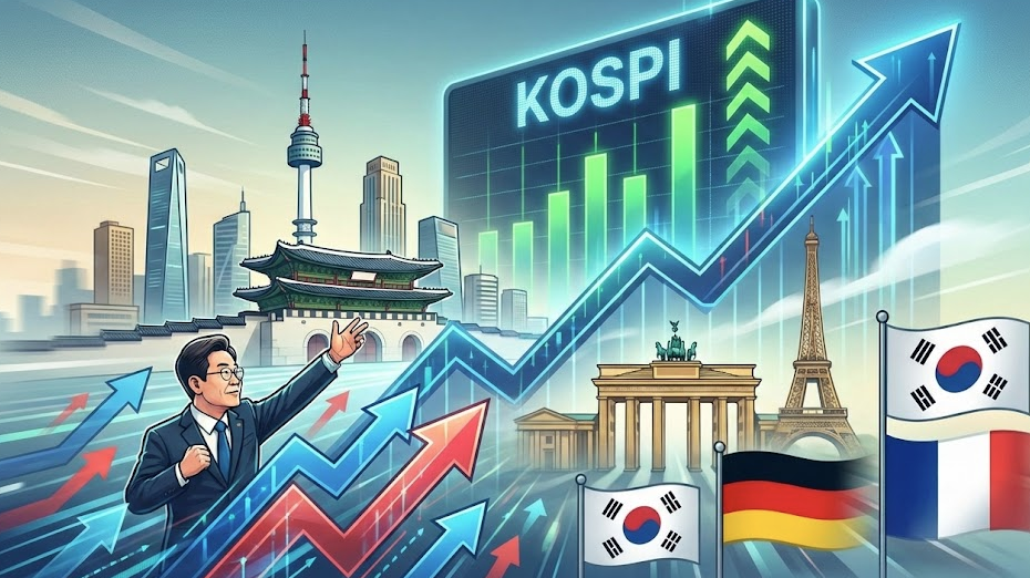 韓國股市超越德法躍升全球第九，李在明帶領 KOSPI 再創新高