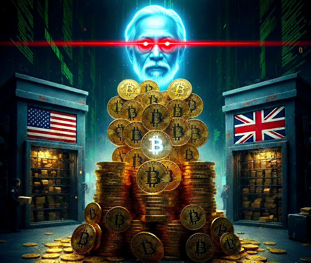 比特幣分佈版圖：中本聰穩坐首位、美英靠沒收躍升儲備大國