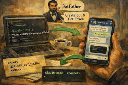 Claude Code Telegram 教學全解析：從安裝到實戰，打造行動化 AI 編程工作流