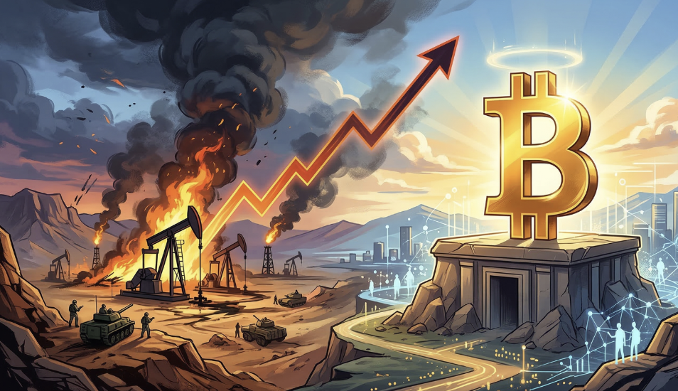 中東戰火推升油價，比特幣持穩在七萬上方