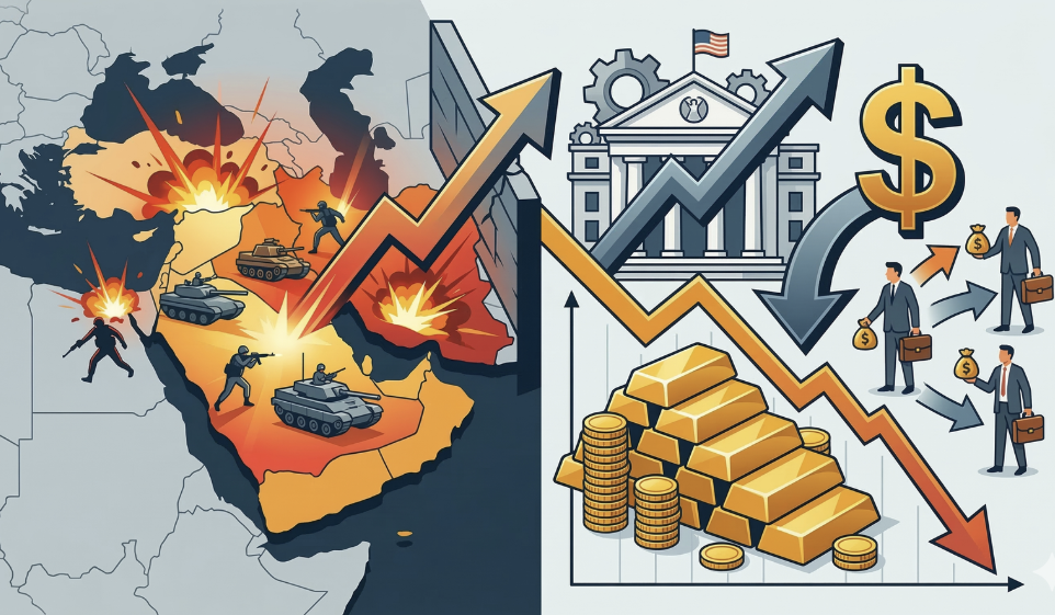 為何中東衝突升溫黃金價格不漲反跌？